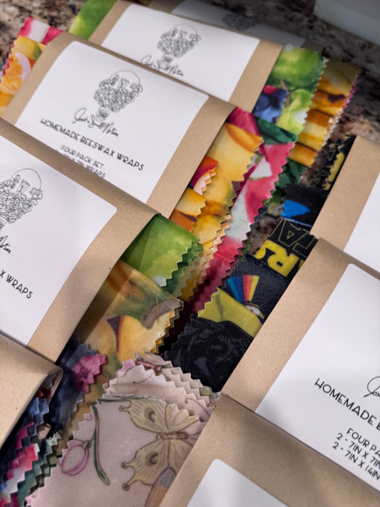 Handmade Beeswax Reusable Wraps