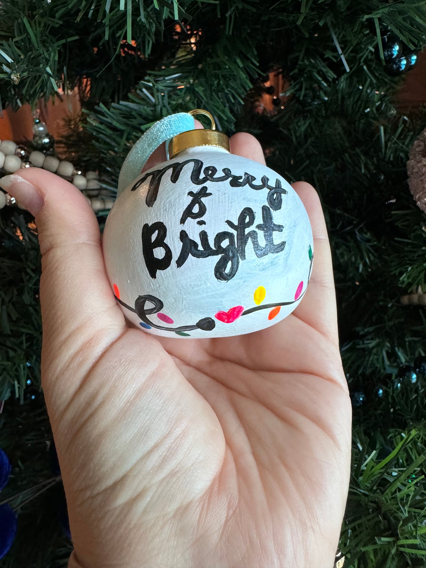 Hand Painted Ceramic Ornaments