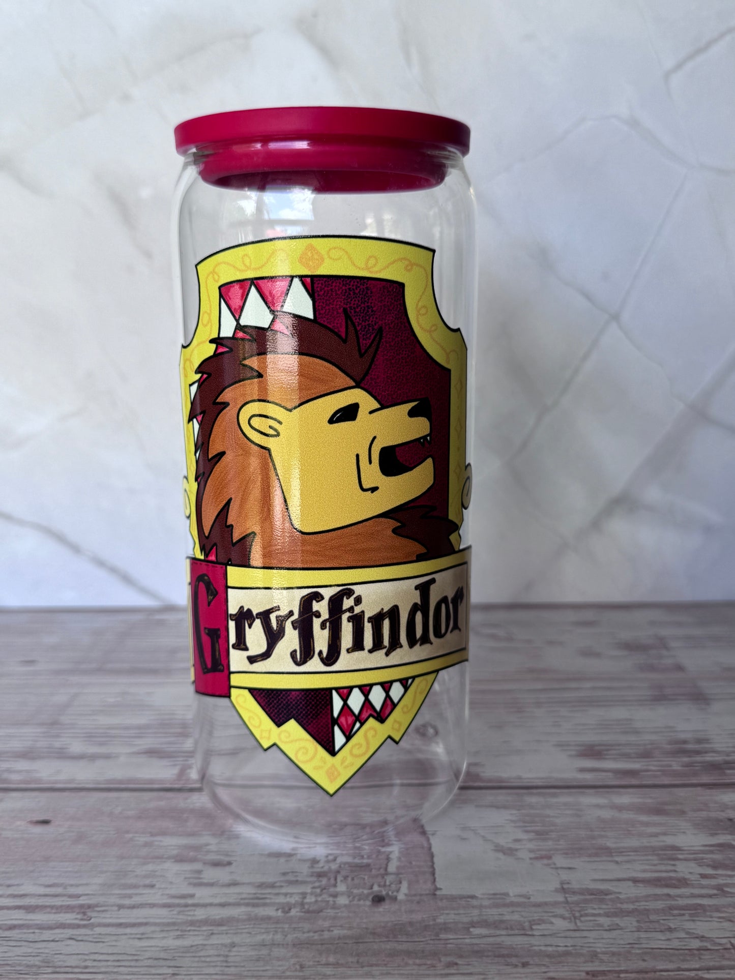 Gryffindor Pride Glass Can