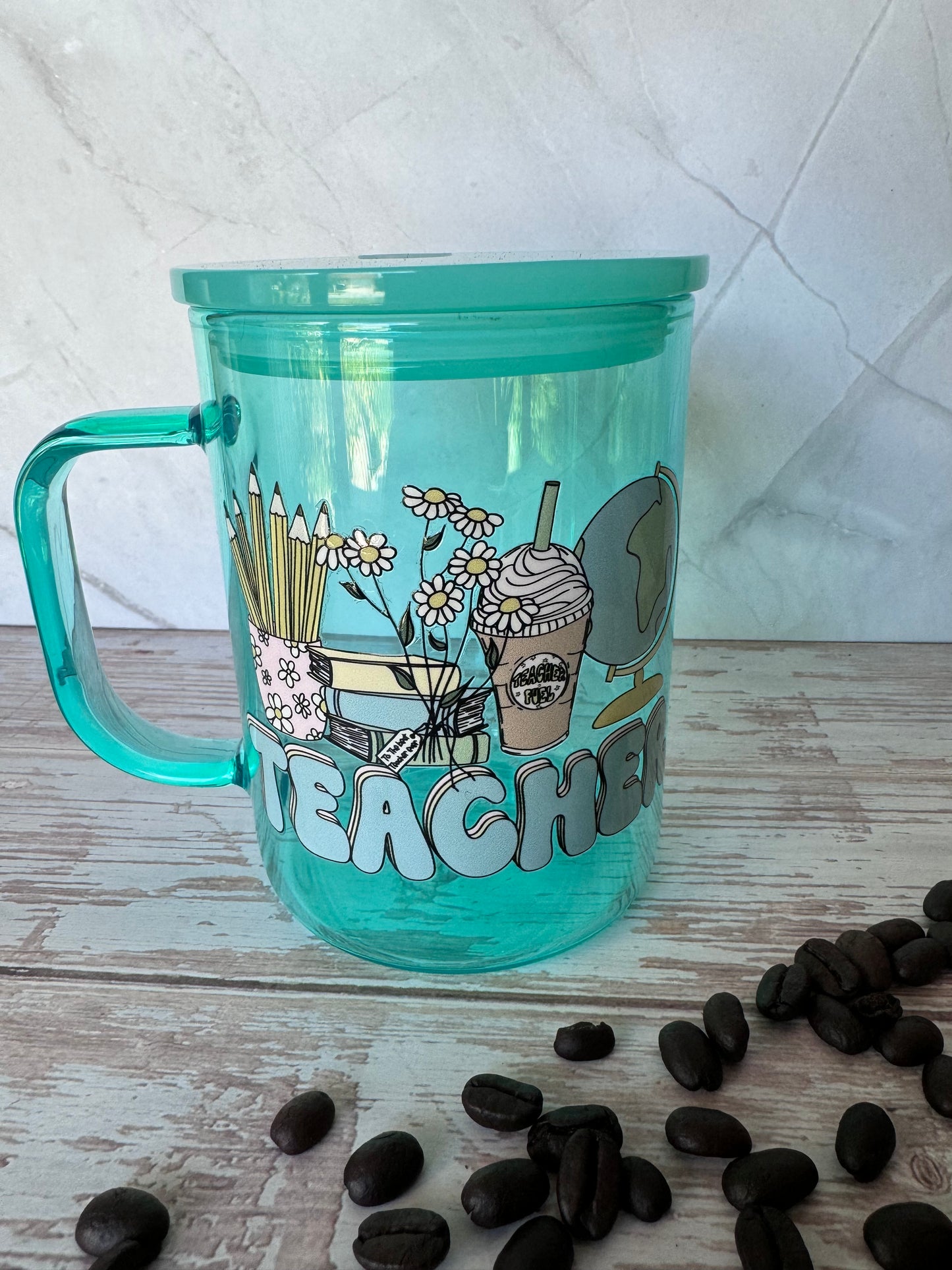 Teal Teacher Mug