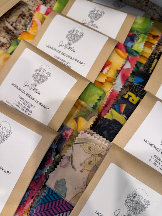 Handmade Beeswax Reusable Wraps